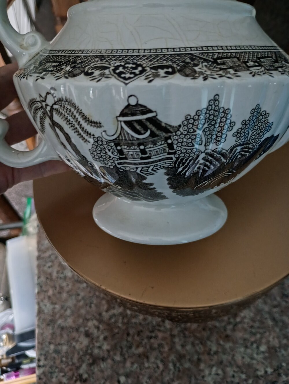 Vintage Ellgrave Marlboro Brown England Teapot - Picture 7 of 11
